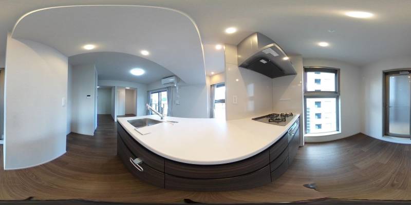 パノラマ画像キッチン