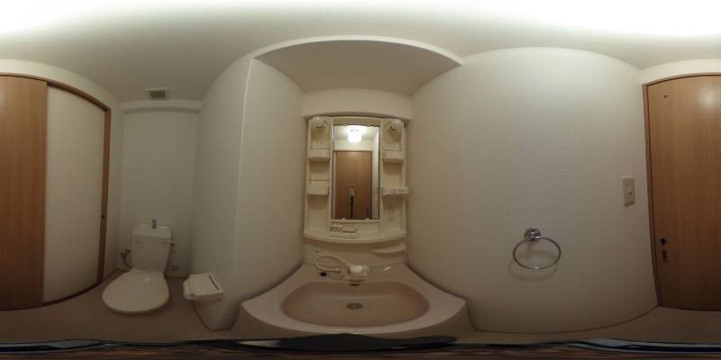 パノラマ画像洗面所