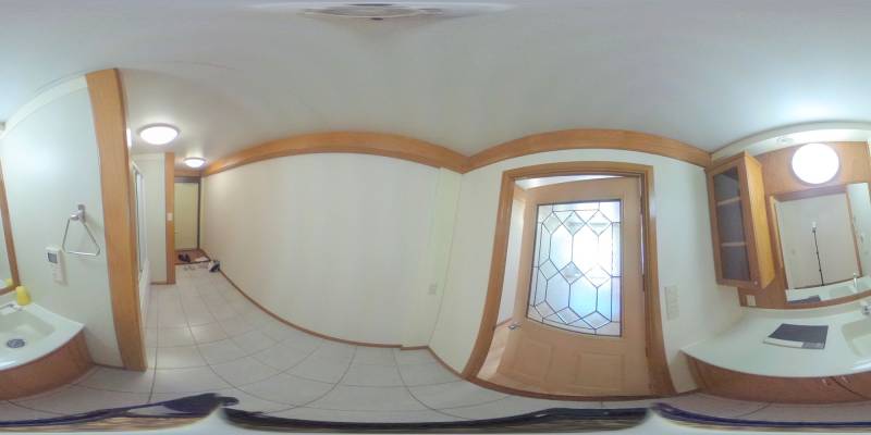 パノラマ画像キッチン