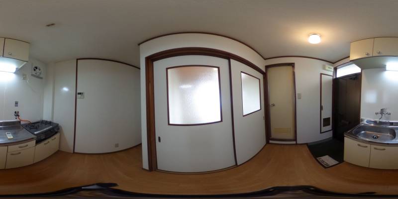 パノラマ画像キッチン