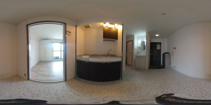 パノラマ画像キッチン