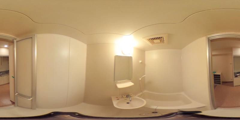 パノラマ画像バスルーム