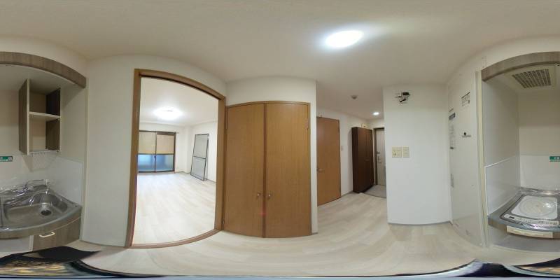 パノラマ画像キッチン