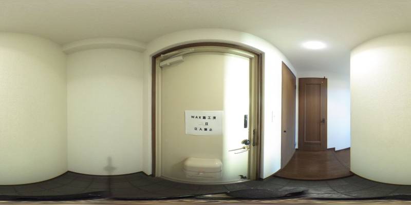 パノラマ画像玄関