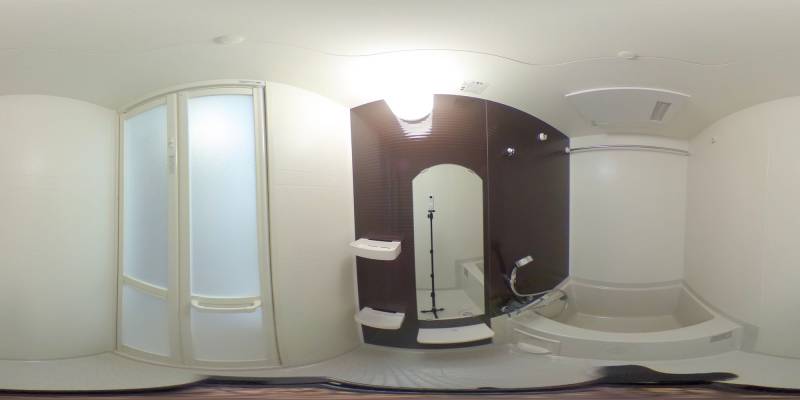 パノラマ画像バスルーム