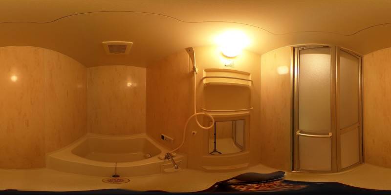 パノラマ画像バスルーム