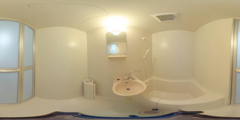 パノラマ画像バスルーム