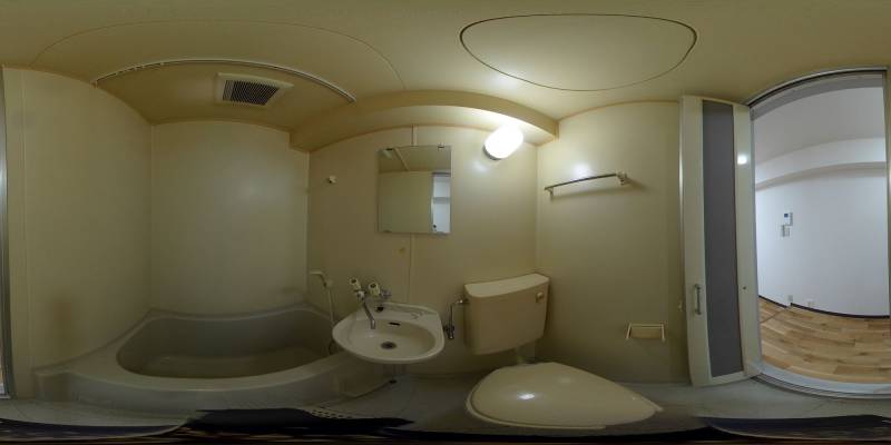 パノラマ画像バスルーム