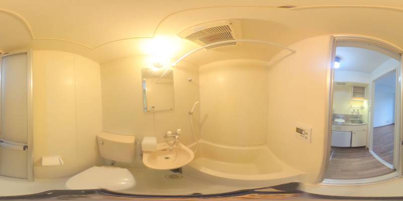 パノラマ画像バスルーム