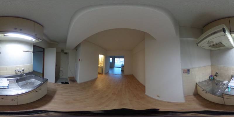 パノラマ画像キッチン