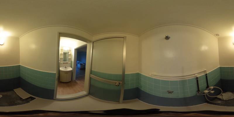 パノラマ画像バスルーム
