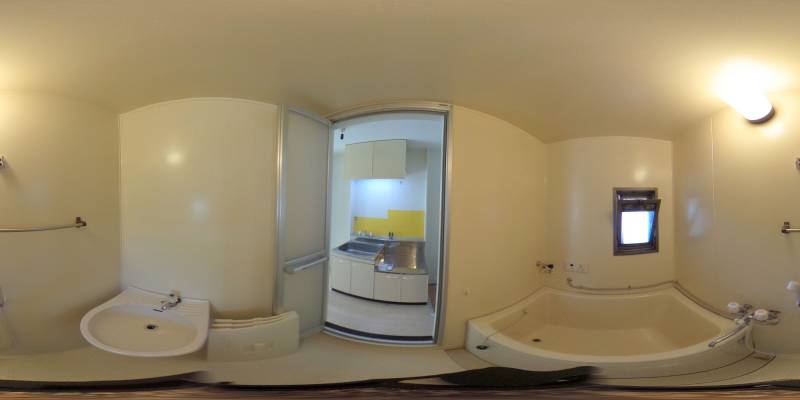 パノラマ画像バスルーム