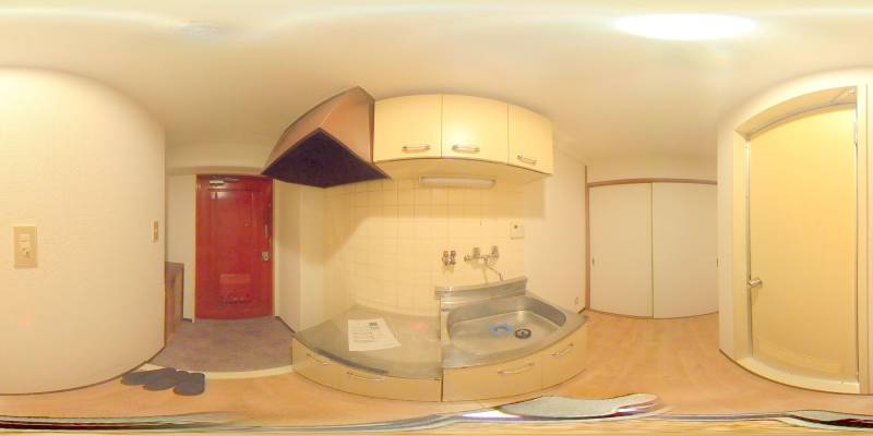 パノラマ画像キッチン