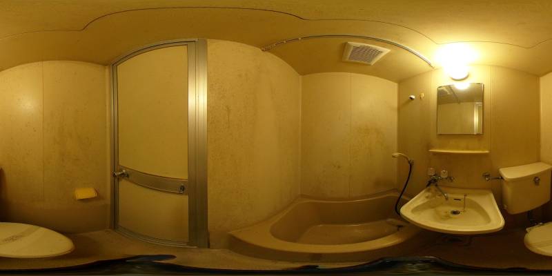 パノラマ画像バスルーム