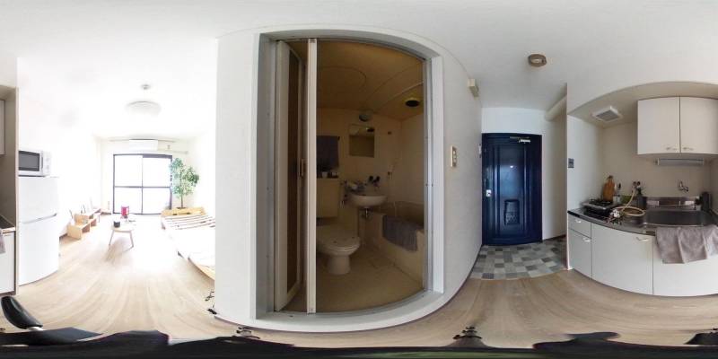 パノラマ画像バスルーム