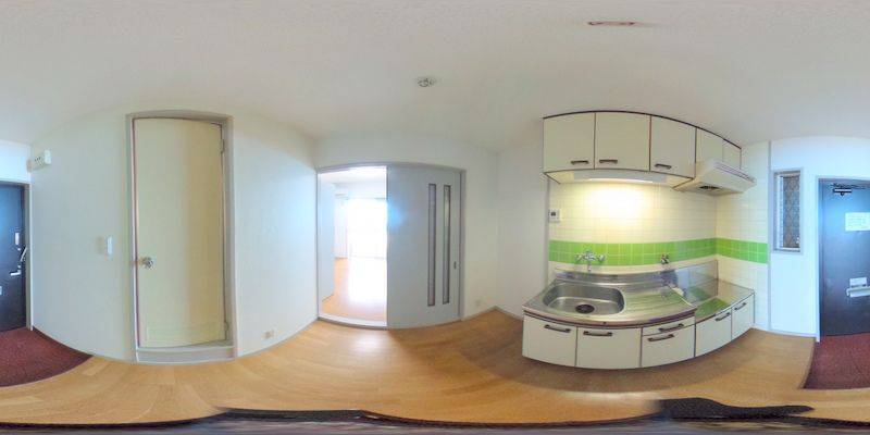 パノラマ画像キッチン