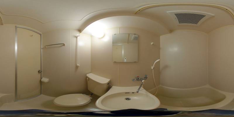 パノラマ画像バスルーム