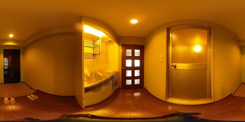 パノラマ画像キッチン