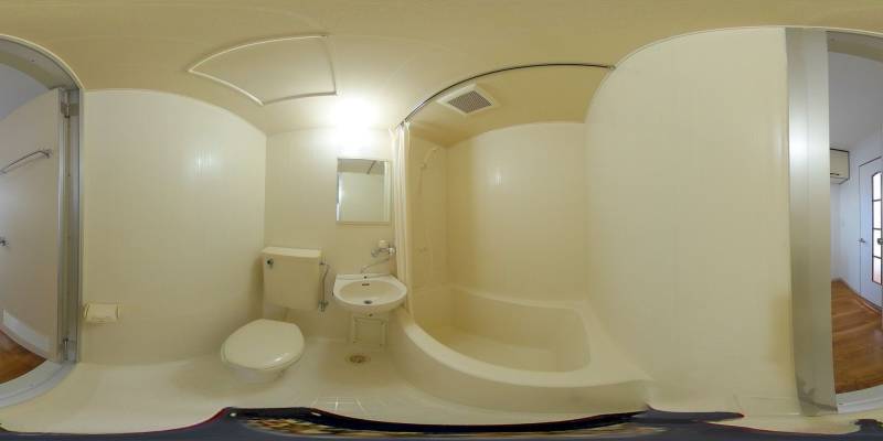 パノラマ画像バスルーム