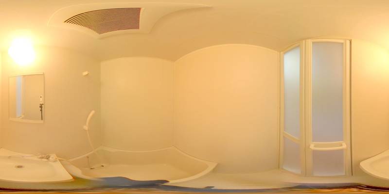 パノラマ画像バスルーム