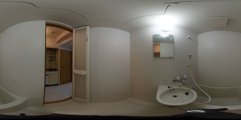 パノラマ画像バスルーム