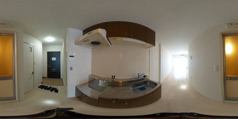 パノラマ画像キッチン