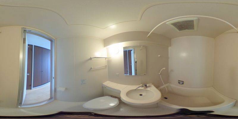 パノラマ画像バスルーム