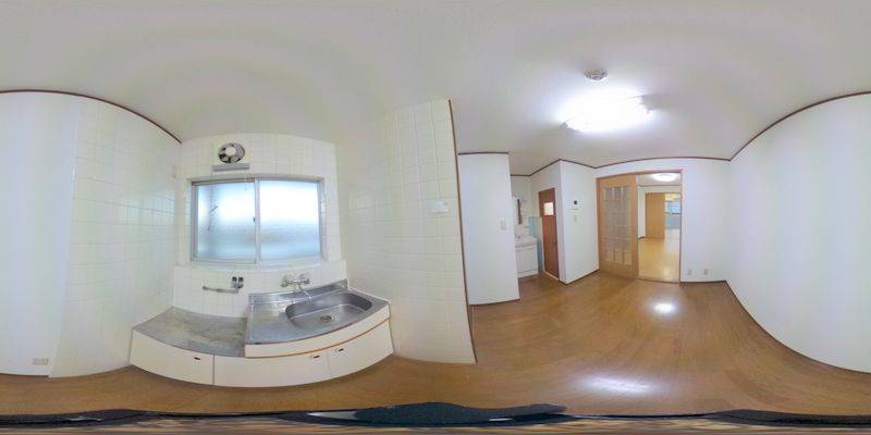 パノラマ画像キッチン