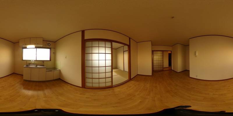 パノラマ画像リビング