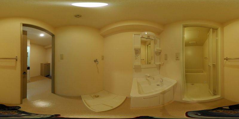 パノラマ画像洗面所