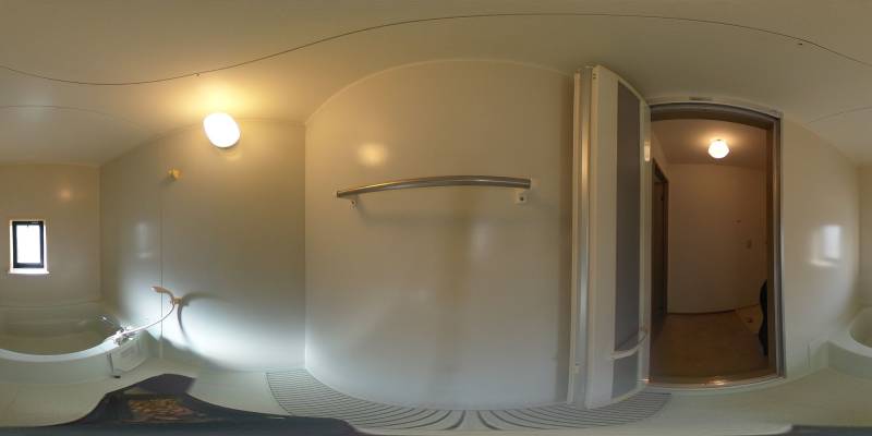 パノラマ画像バスルーム