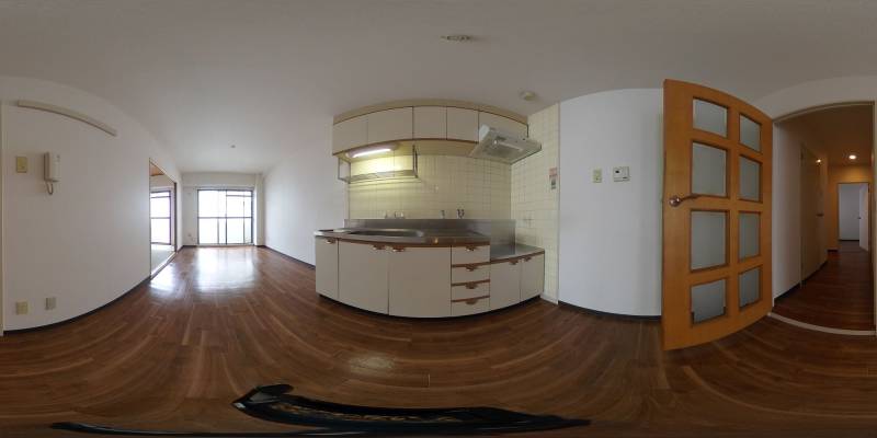 パノラマ画像キッチン