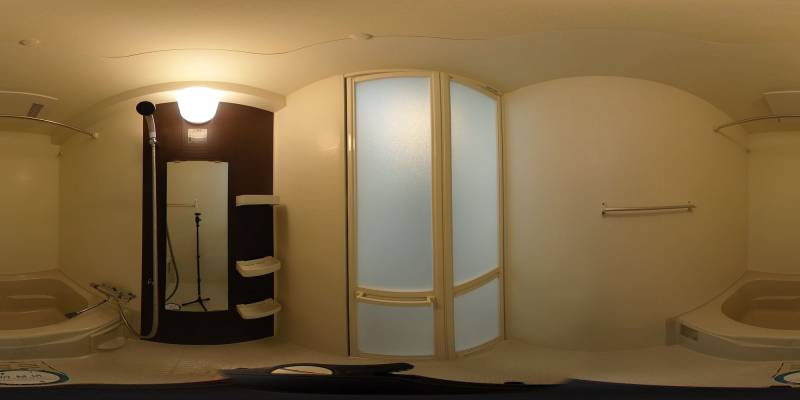 パノラマ画像バスルーム