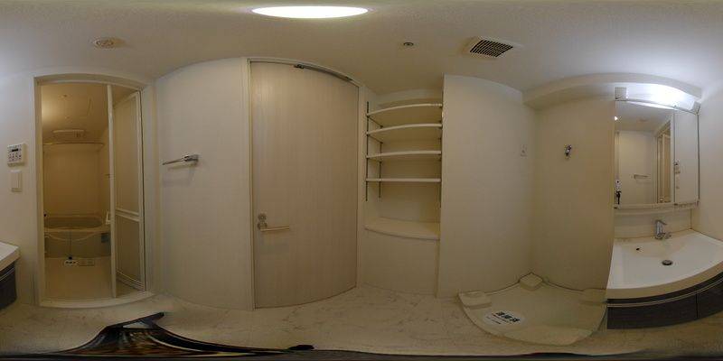 パノラマ画像洗面所