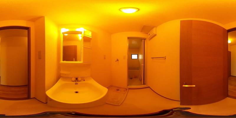 パノラマ画像洗面所