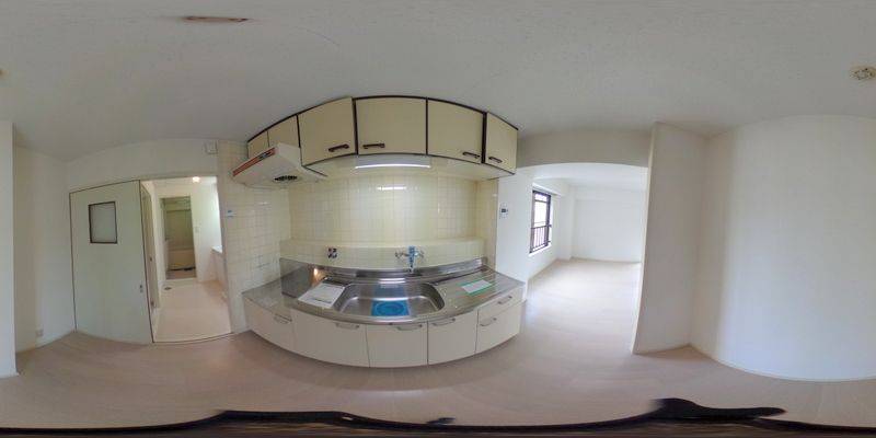 パノラマ画像キッチン