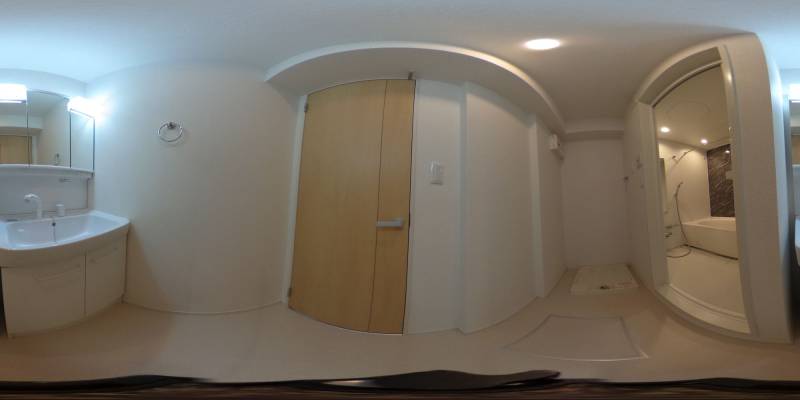 パノラマ画像洗面所