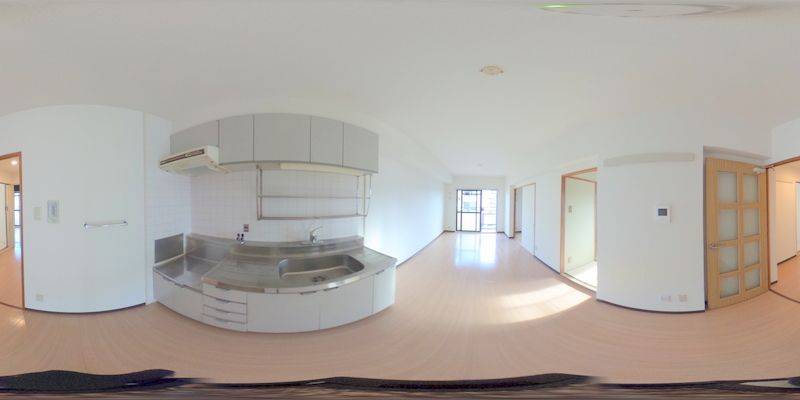 パノラマ画像キッチン