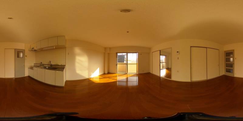 パノラマ画像リビング