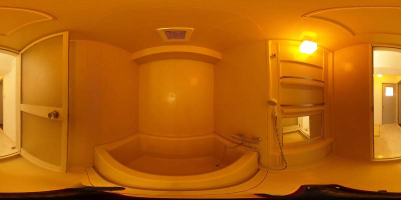 パノラマ画像バスルーム