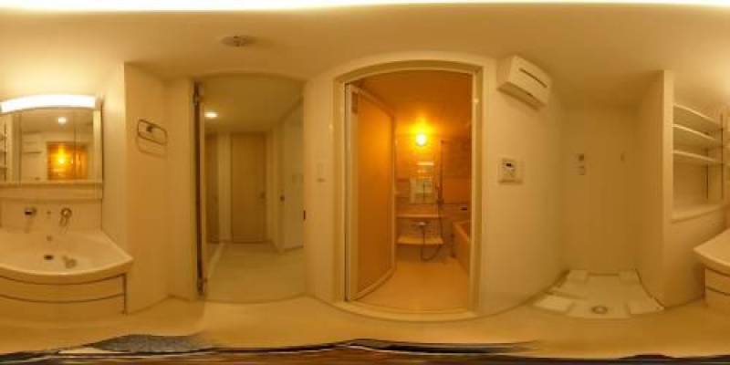 パノラマ画像洗面所