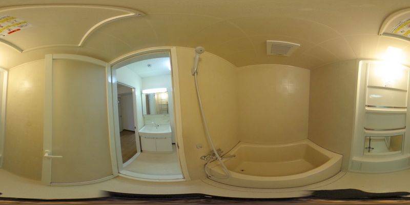 パノラマ画像バスルーム