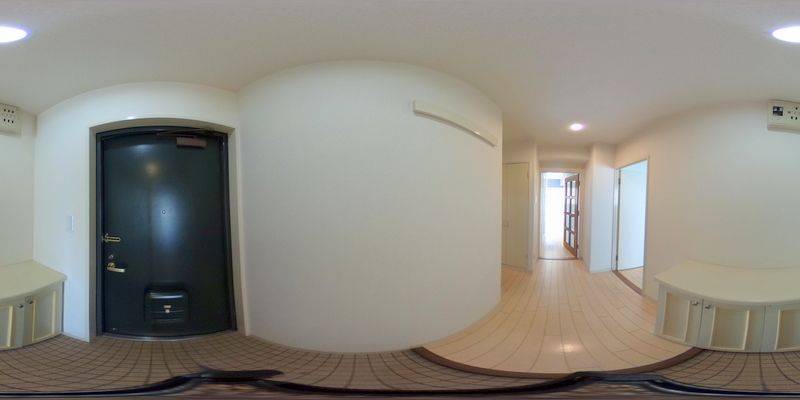 パノラマ画像玄関