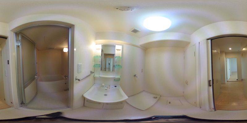 パノラマ画像洗面所