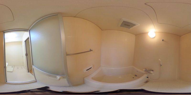 パノラマ画像バスルーム