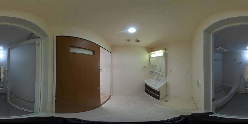 パノラマ画像洗面所