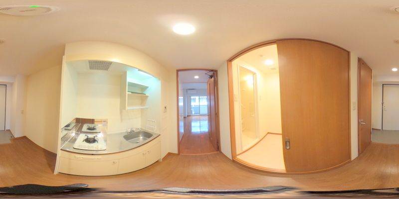 パノラマ画像キッチン