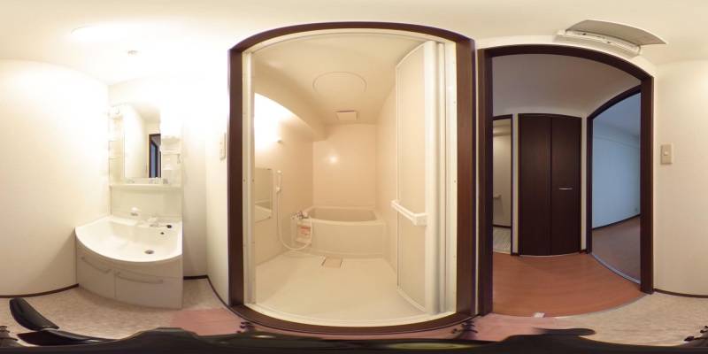 パノラマ画像バスルーム