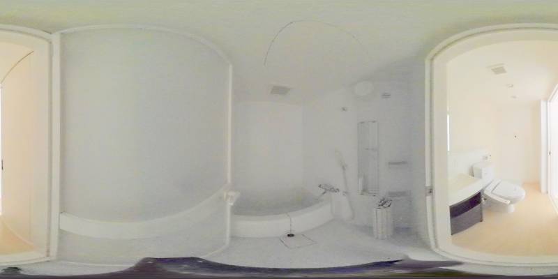 パノラマ画像バスルーム