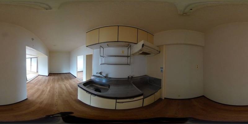 パノラマ画像キッチン